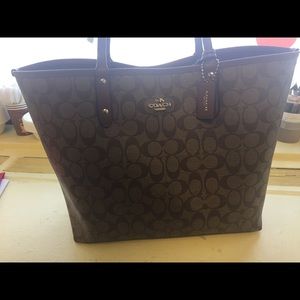 Reversible coach tote bag!